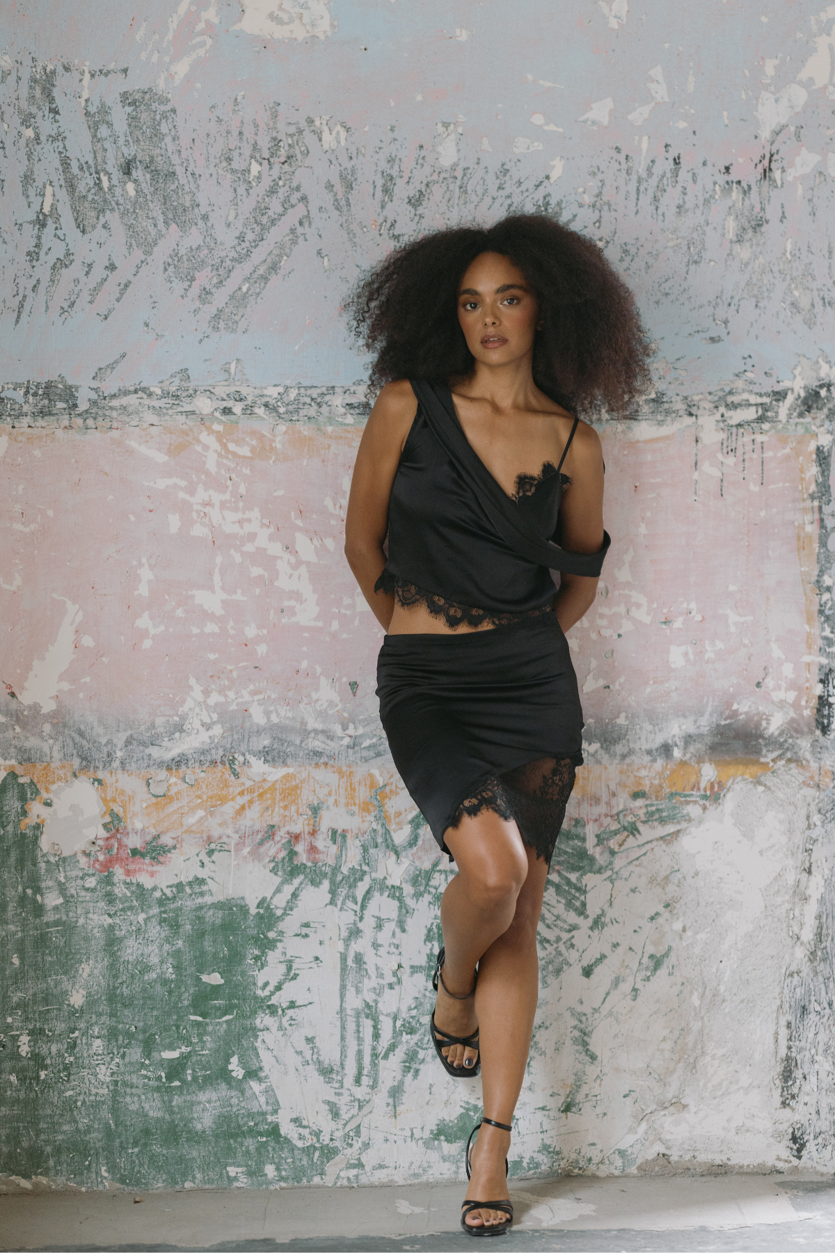 Solange Set in Black